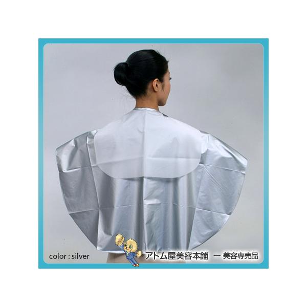 No.1020 シルバーバックシャンプークロス【シャンプークロス｜ケープ｜カットクロス｜防水クロス｜防水ケープ｜サロン専売品｜業務用｜プロ愛用｜EXCEL エクセル】よい防水性能が長続き！輝きの美しい強力防水のシルバーコーティング生地使用！...