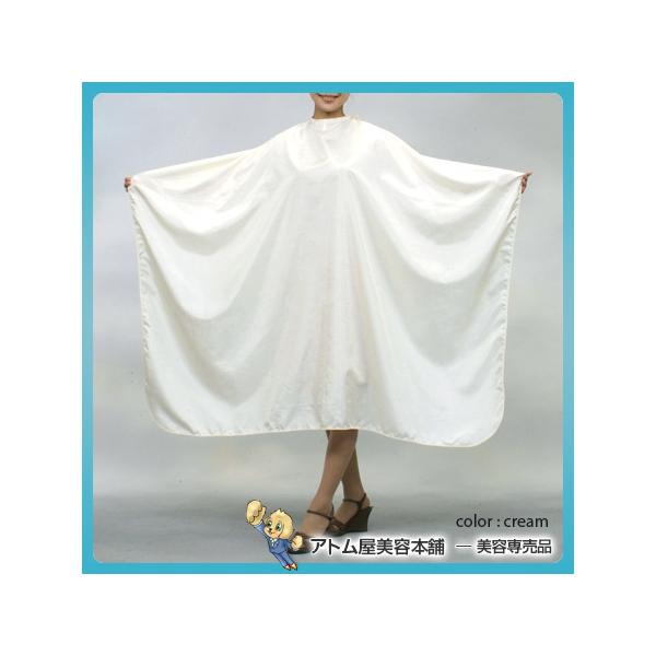 No.3001 パステルカラー ヘアーカッティングクロス 袖なし【EXCEL エクセル カットクロス ケープ クロス サロン専売品 業務用 プロ愛用 刈布 シャンプークロス ヘアダイ 防水クロス 防水ケープ】ポリエステル生地のしわ加工仕上げ...