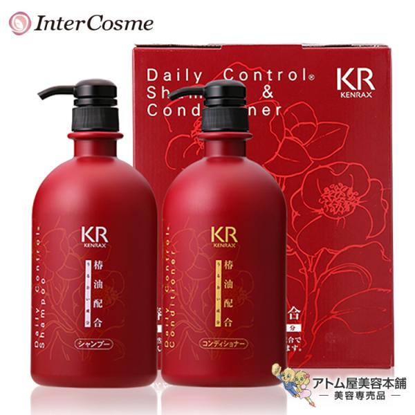 インターコスメ ケンラックス デイリーコントロール ギフトセット（シャンプー 1000mL／コンディショナー 1000mL）ミドル〜ハイダメージ毛用