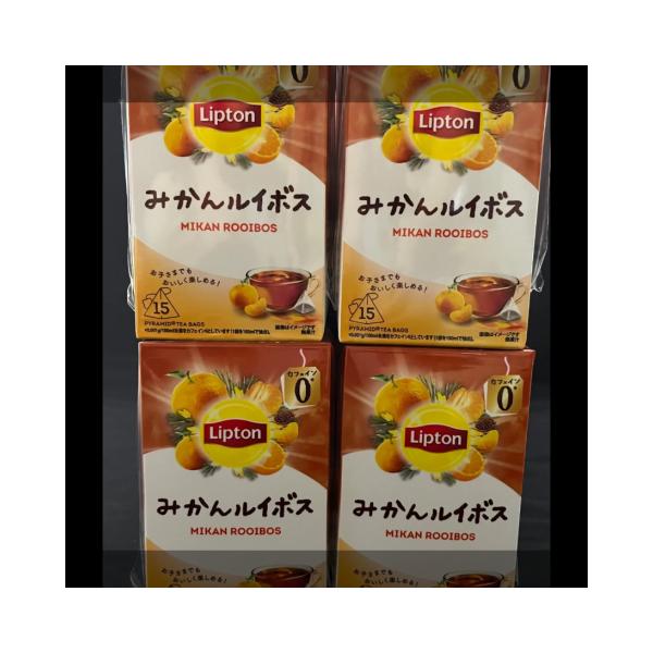 商品の賞味期限2026年10月同等品の同梱は36個まで1梱包の送料で発送いたします、超えますと送料を加算させていただきます。【リプトン みかんルイボス ティーバッグ 15袋】◆みかんの果実感たっぷりの甘い香りとやさしい味わいが楽しめる、クセ...