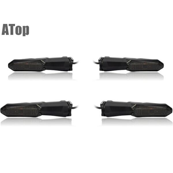 z900rs用LEDスモークレンズ前後セット カワサキ（Kawasaki） Z650 Z900RS Z1000 LED ウインカー スモーク