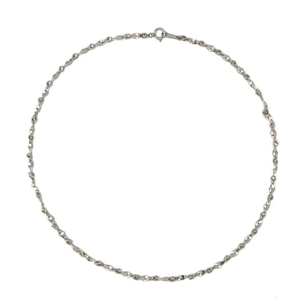 プラチナ デザインネックレス 40cm : アトリエ春 ヤフーショップ