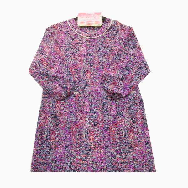 *・☆.。とてもお買い得品です。☆.。:・レディスファッション エプロン後開きロング割烹着♪シワになりにくい小しぼチリメン!!着ごこちゆったり!!お家で洗えてお手入れ簡単!!新品）タグ付き品番：11603　☆★☆自宅での家事用としてはもちろ...