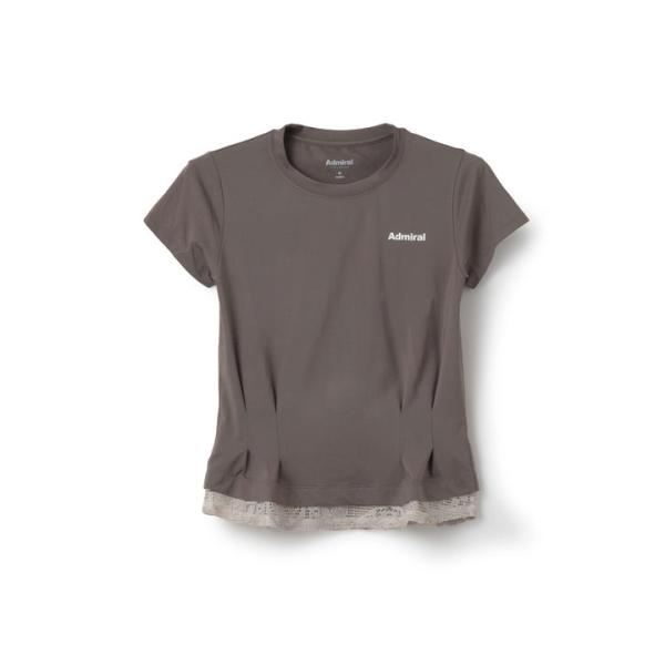 アドミラル｜レディース｜レースヘムタックフレアTシャツ レディース モカ｜ATLA615 25