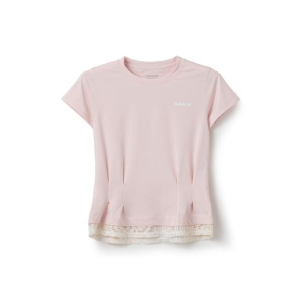 アドミラル｜レディース｜レースヘムタックフレアTシャツ レディース ピンク｜ATLA615 48