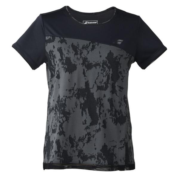バボラ｜レディース｜PLAY SHORT SLEEVE SHIRT ブラック｜BWG6320 BK00