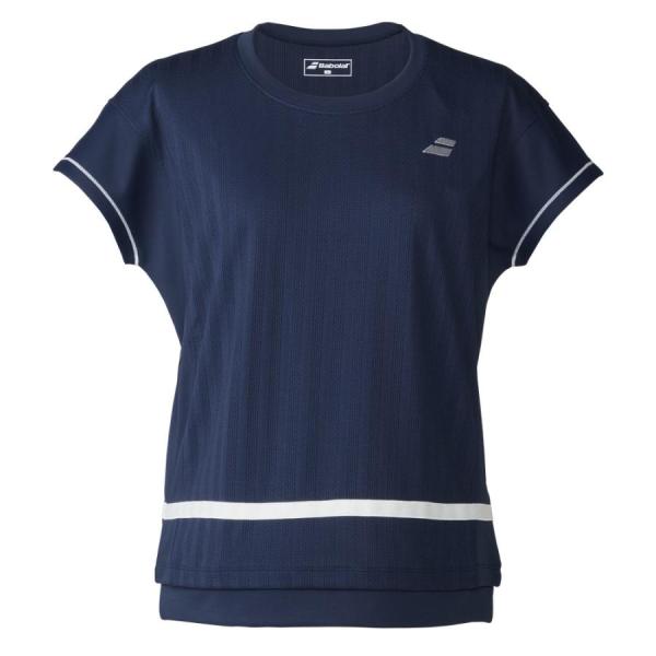 バボラ｜レディース｜PLAY SHORT SLEEVE SHIRT LOOSE FIT ネイビー｜BWG6327 NV00