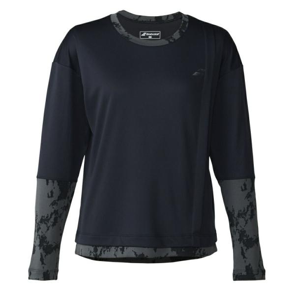 バボラ｜レディース｜PLAY LONG SLEEVE SHIRT LOOSE FIT ブラック｜BWP6520 BK00