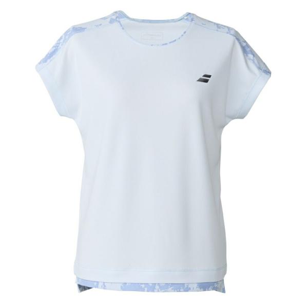バボラ｜レディース｜PLAY SHORT SLEEVE SHIRT LOOSE FIT アイスブルー｜BWP6521 IB00