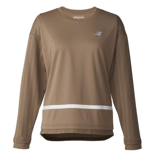 バボラ｜レディース｜PLAY LONG SLEEVE SHIRT LOOSE FIT ブラウン｜BWP6526 BW00