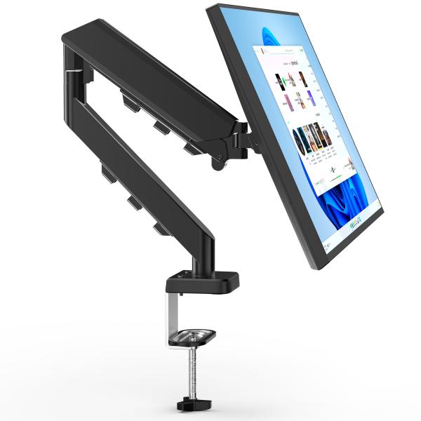モニターアーム デュアル、最大9kgsの32インチまでLCDモニター利用できます。多角度調節できるモニターアーム。画面の角度、向きを自由に調節可能。ガススプリングアームにより、モニターの位置を視角に合わせて簡単に調整できます。 良い姿勢を維...