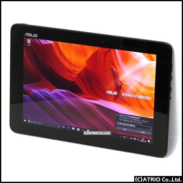 Asus 4コア Transbook Atom T100ha 4コア X5 Z8500 2in1タブレット Windowsタブレット T100ha Libreoffice メモリ4gb Emmc128gb Windows10 10インチ 中古 Windowsタブレット 本体 中古パソコンアトリオ