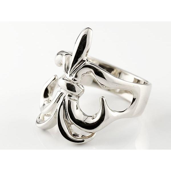 メンズ ペアリング プラチナ Pt900 ユリの紋章 幅広 指輪地金リング プラチナ トラスト 幅広 男性用 トラスト フルール ド リス 送料無料 pm ジュエリー工房アトラス