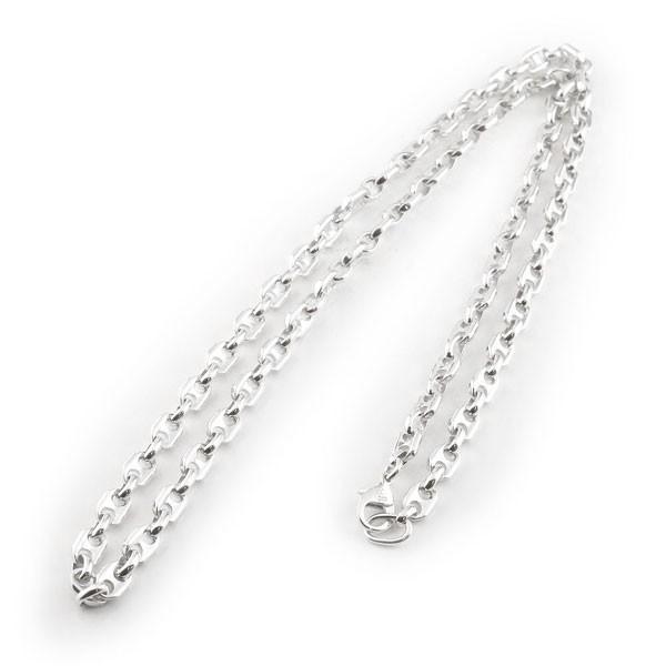 ネックレス メンズ アンカーチェーン シルバー925 デザインチェーン 52cm Sv 地金ネックレス Jチェーン シンプル 送料無料 Www Manica Co Mz