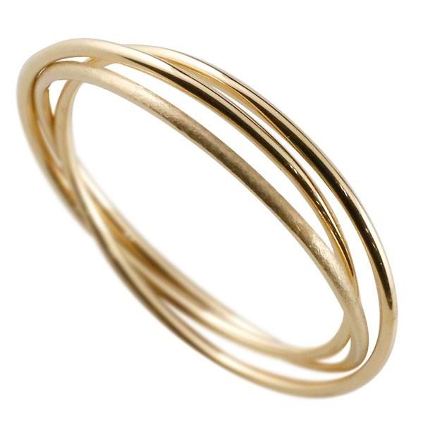 ジュエリー工房アトラス ピンキーリング イエローゴールドk10 指輪  