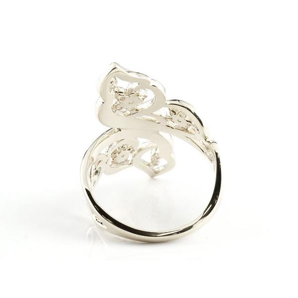 指輪 フラワー プラチナ 指輪 ダイヤモンド リング 指輪 透かし ピンキーリング エンゲージリング プラチナ 指輪 Pt900 指輪 ダイヤ 送料無料 ko7p ジュエリー工房アトラス