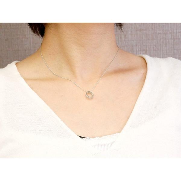 ペアネックレス Too メンズ 文字入れ チェーン リングネックレス チェーン シンプル ホワイトゴールドk10 刻印 文字入れ ネックレス ペンダント 10金 シンプル 送料無料 wintm ジュエリー工房アトラス
