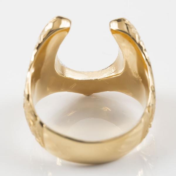 18金 リング メンズ ゴールド ダイヤモンド 指輪 幅広 18k 指輪 ピンクゴールドk18 ハワイアンジュエリー 18k ダイヤ 馬蹄 ホースシュー ピンキーリング 男性 幅広 送料無料 dgm ジュエリー工房アトラス