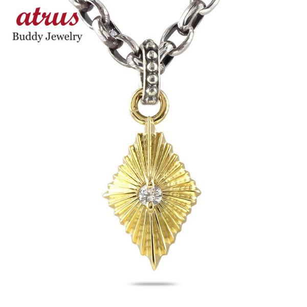 純金 ネックレス 24金メンズ ダイヤモンド 一粒 丸 ペンダントトップ 燻し チェーン Sv925 K24 男性 個性的 送料無料 人気 Xxbyyltn8w ファッション Www Pci Edu Pe