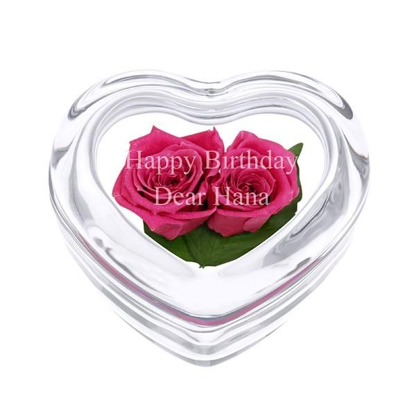 プリザーブドフラワー ハート ピンクローズ 薔薇 バラ 文字入れ 刻印 Buyee Buyee บร การต วกลางจากญ ป น ซ อจากประเทศญ ป น