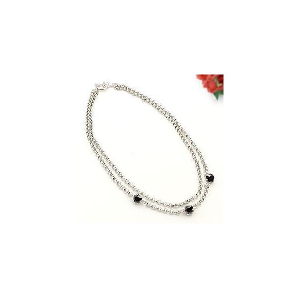 ブラックダイヤ アンクレットの人気商品・通販・価格比較 - 価格.com