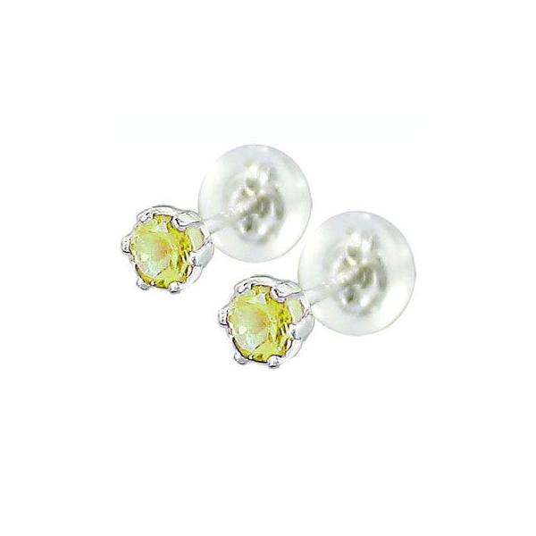 いっこピアス［片耳ピアス］サファイア 4.0mm K18 アクセサリー 