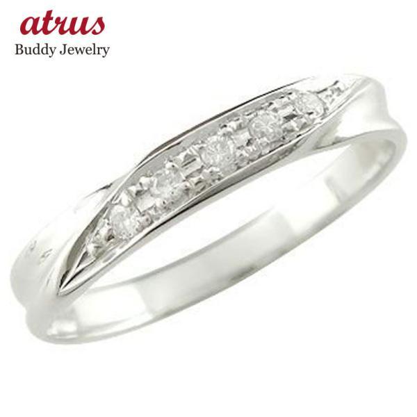 リング ダイヤモンド ダイヤ 0.05ct シルバー ピンキーリング 指輪 sv925 ストレート レディース シンプル 人気 送料無料 セール 爆買