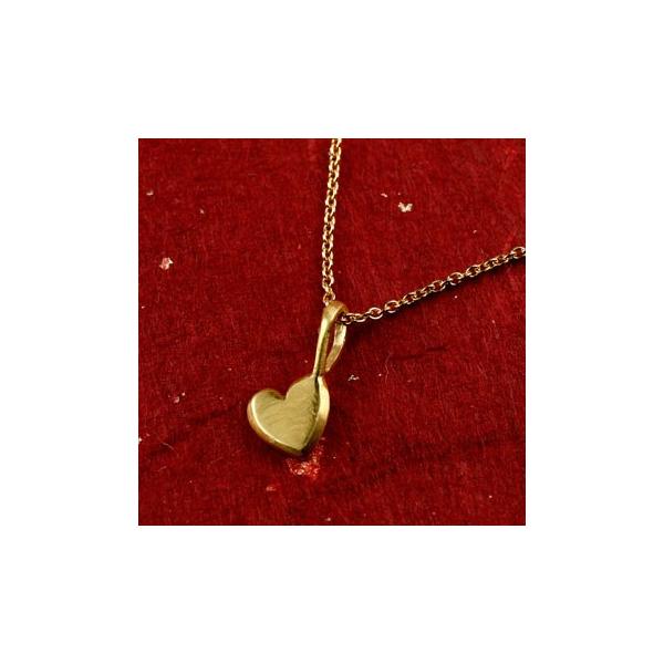 24金 ネックレス 純金 ゴールド 24k ハート ペンダントトップ