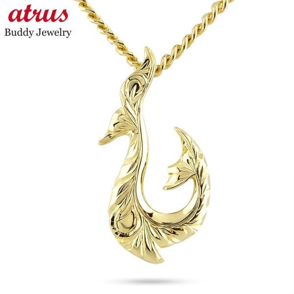 ハワイアンジュエリー 喜平 トップ 18金 18k メンズ ゴールド