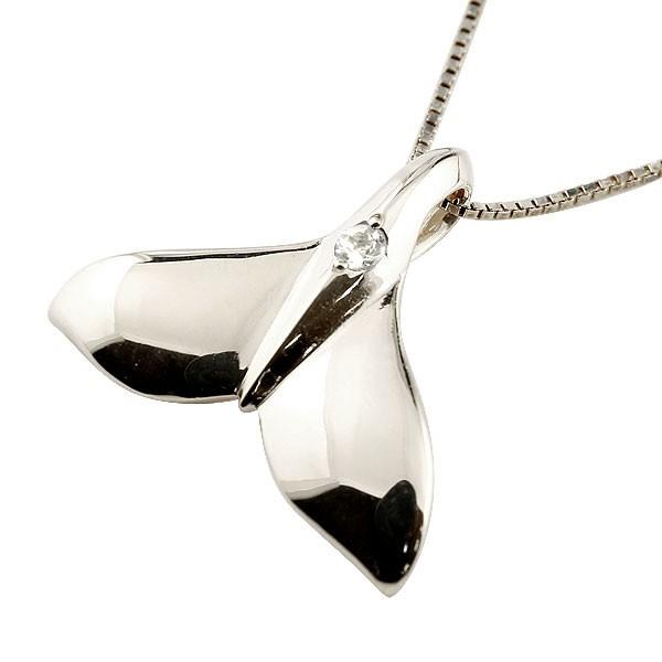 ハワイアンジュエリー メンズホエールテール クジラ スワロフスキーキュービックジルコニア ネックレス トップ ホワイトゴールド 天然石 K10 10金 人気 宝石 cwicm ジュエリー工房アトラス夢 通販 Yahoo ショッピング