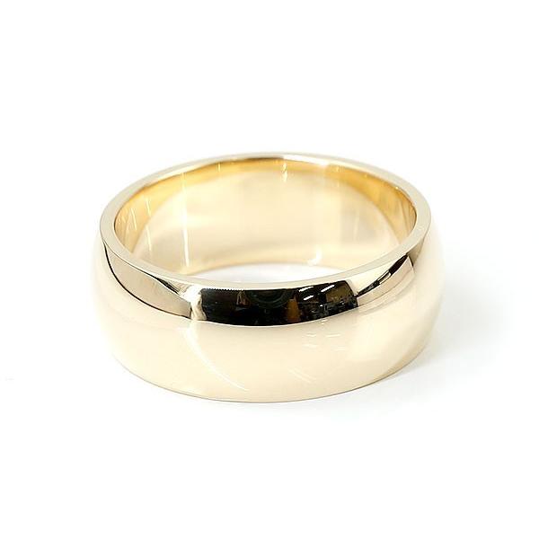 ピンキーリング 宝石なし wa6ye ジュエリー工房アトラス夢 リング リング シンプル 地金 指輪 地金 甲丸 地金 鍛造 送料無料 たんぞう リング エンゲージリング 指輪 幅広 イエローゴールドk18 レディース