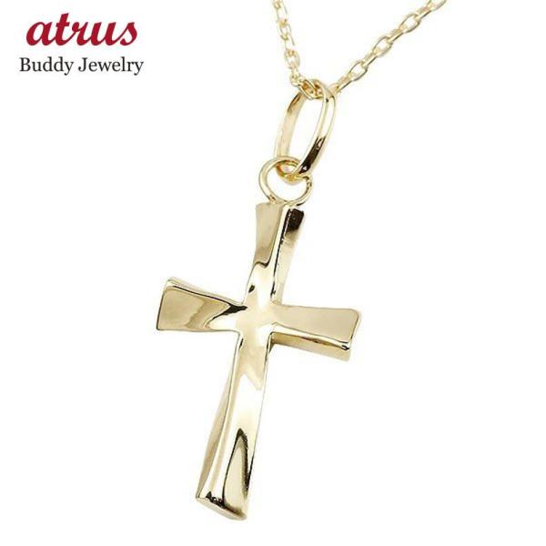 18金 k18 クロストップ 十字架 イエローゴールド ペンダントトップ tomatosarada 18金 K18 クロス 十字架 ゴールド ペンダント