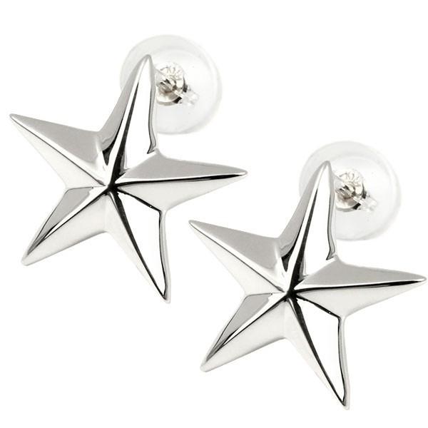 ピアス メンズ プラチナ プラチナピアス 星 ピアス 地金 シンプル スター プラチナ900 Pt900 スタッドピアス 男性用 送料無料 Pymr Go Th