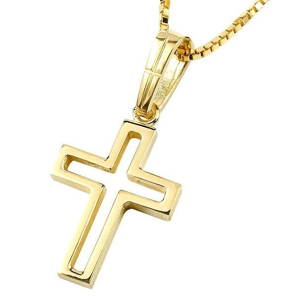 18金ネックレス トップ メンズ クロス イエローゴールドk18 ペンダント チェーン 十字架 人気 透かし つや消し マット仕上げ シンプル 送料無料 セール Sale ym ジュエリー工房アトラス夢 通販 Yahoo ショッピング