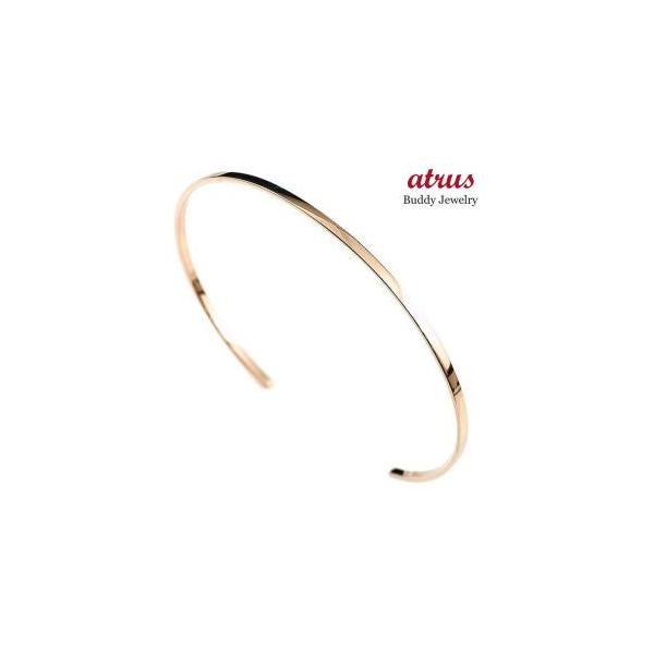 メンズ ブレスレット バングル ピンクゴールドk10 10金 華奢 細身 地金 送料無料 人気 セール Sale gim103 ジュエリー工房アトラス夢 通販 Yahoo ショッピング