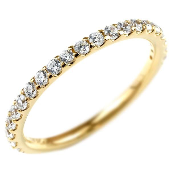 ピンキーリング 婚約指輪 ダイヤ ダイヤモンド ハーフエタニティ