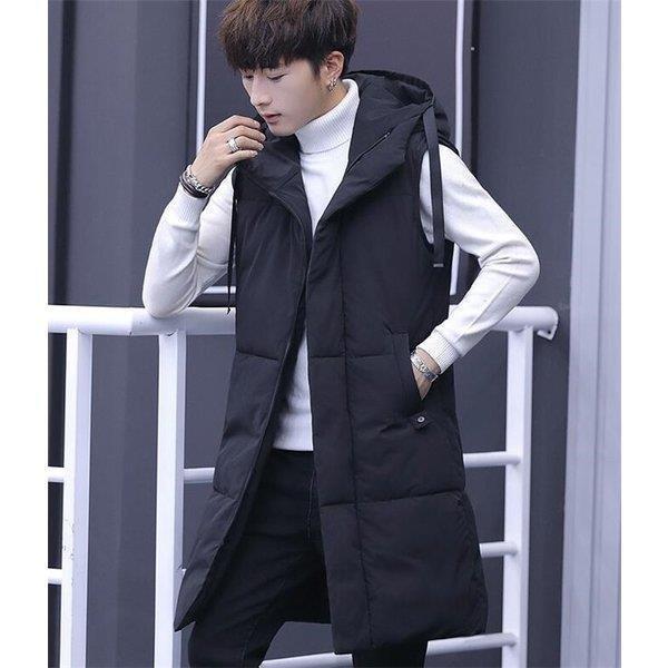 21最新作 ダウンベスト フード付き ロング ベスト メンズ 中綿ベスト ペアルック ジャケット 大きいサイズ カジュアル コート 防寒服 冬 秋 アウター ダウンベスト サイズ 2xl Www Quantumbytestore Com