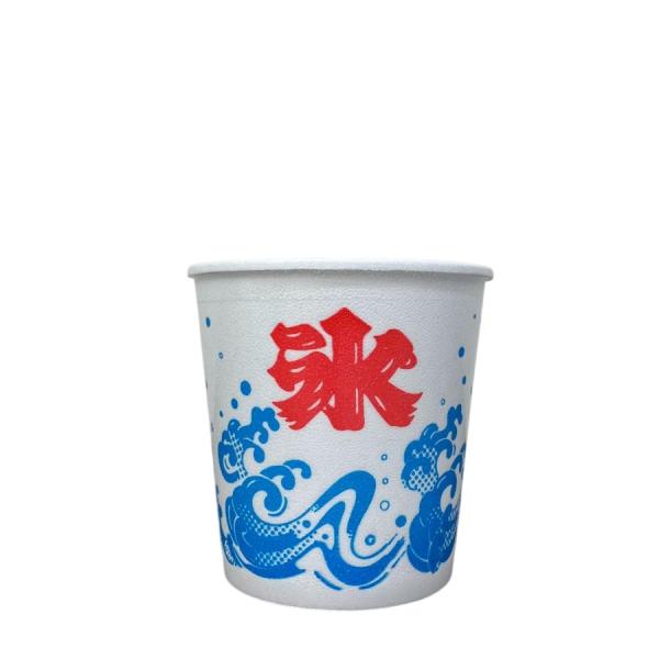 かき氷カップ　380ml　1,000個(発泡PSP)　※北海道・沖縄・離島 送料別途　※個人宅配送不可　A-350 波氷