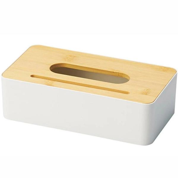 SALUS(セイラス)　ウッディティッシュケース アイボリー 4521540258752　アメニティ用品・サニタリー用品　11302200