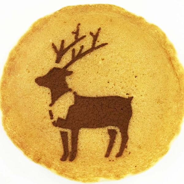 カフェアートステンシル ラテアート トナカイ　クリスマス　LAS-0050