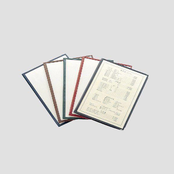 メニューブック クリア A4 4ページ LTA-44 二つ折り : 飲食店用品 atta 