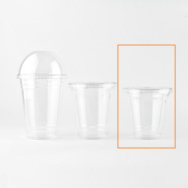 プラスチックカップ　360ml（10オンス）　96mm口径 1,000個 (PET製)　T-96-360SS 無地　※北海道・沖縄・離島 送料別途 ※個人宅配送不可