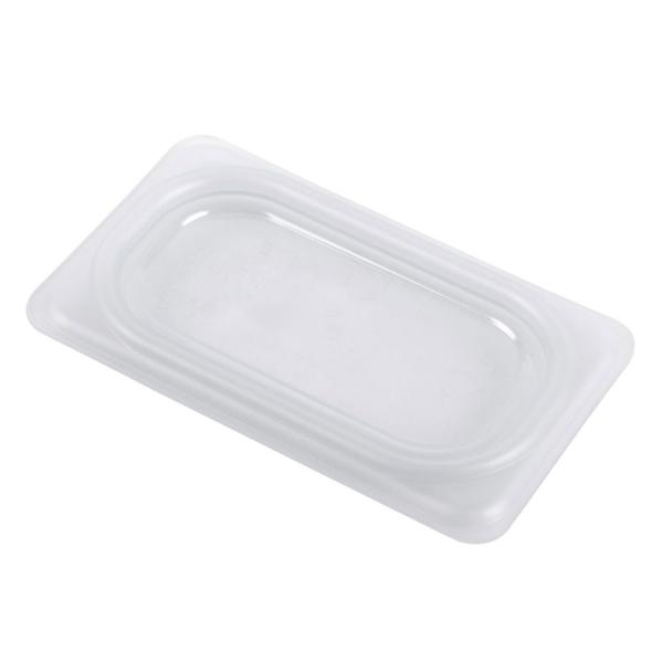 CAMBRO(キャンブロ)フードパン密閉カバーホワイト GN1/9用 (108x176mm