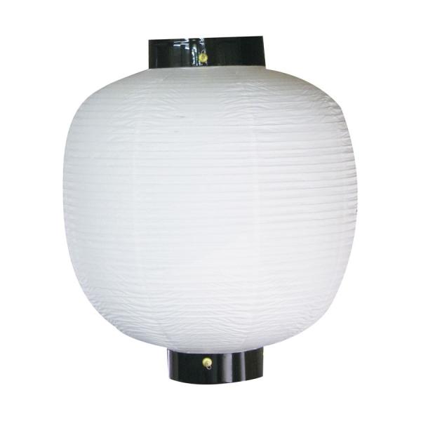 特大サイズ　ビニール・白無地提灯　丸型　60×57㎝　JOA-97 白ビニール提灯 丸型 尺二丸(12号) - 盆提灯・八女ちょうちん