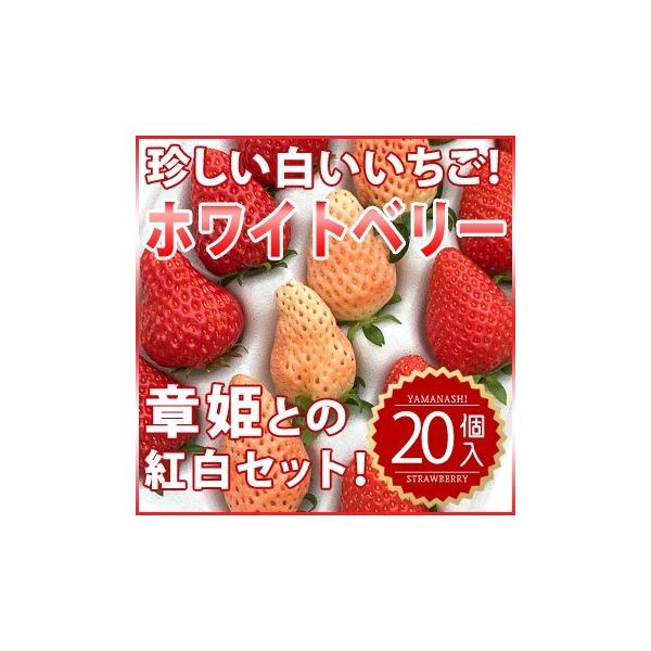 紅白いちご 3種詰め合わせセット20個入