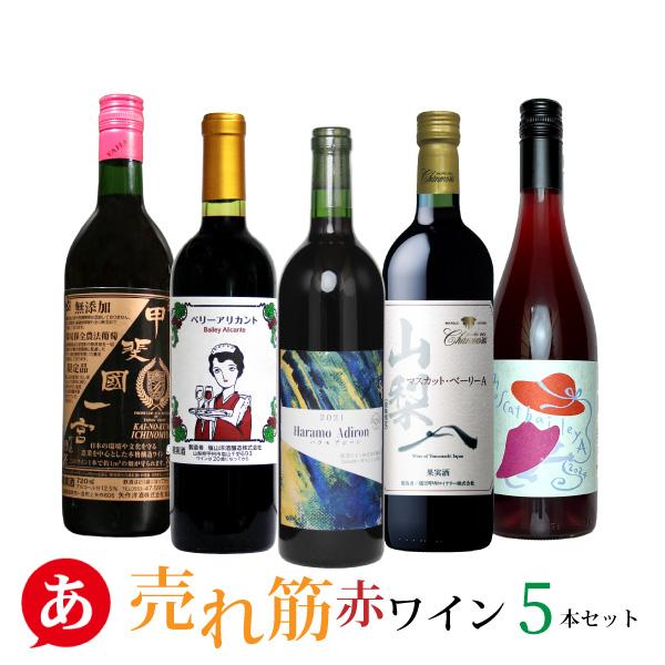 日本ワインセット5本セット 日本ワイン5本セット【日本ワイン】 - 湘南ワインセラー