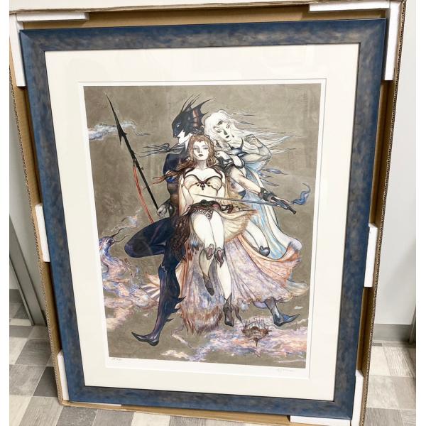 天野喜孝 トライアングル ミクスドメディア EA. 4/20 FF4 ファイナル