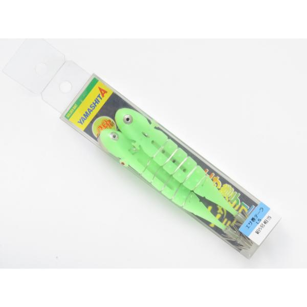 　ヤマシタ　エサ巻テーラ L-5　2個入り・長時間発光素材でイカにアピール力抜群。・餌を巻き終えたワイヤーは出っぱり目玉に巻き止めればOK。・鳥ささみ、イカ、キビナゴ等の装着可。●規格/　L5　●鉛/　5号相当　・14時までのご入金で当日発...