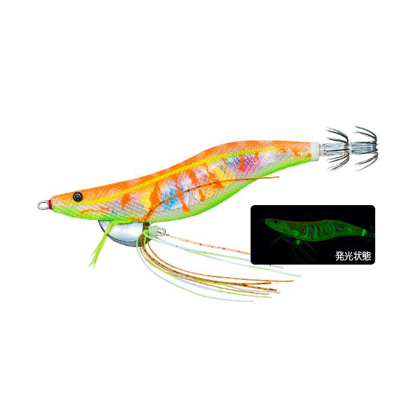 YO-ZURI ヨーヅリ エビQ 3.5号 02)LMOG マーブルオレンジ : 釣具 