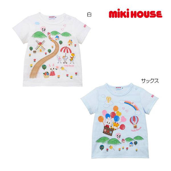 【新品未使用】ミキハウス　うさこちゃん　Tシャツ　半袖　白　サイズ80 MIKI HOUSE ○40％OFFセール○ミキハウス mikihouse 半袖T
